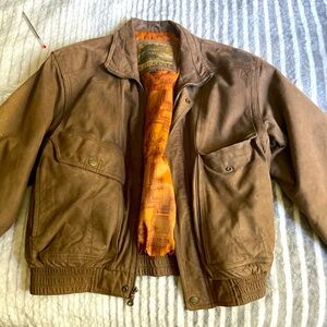 STRUCTURE brown vintage bomber